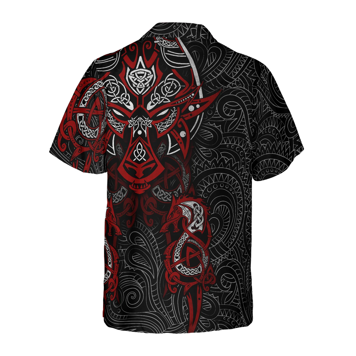 Viking Tattoo Dragon Hawaiian Shirt Aloha Shirt For Men and Women