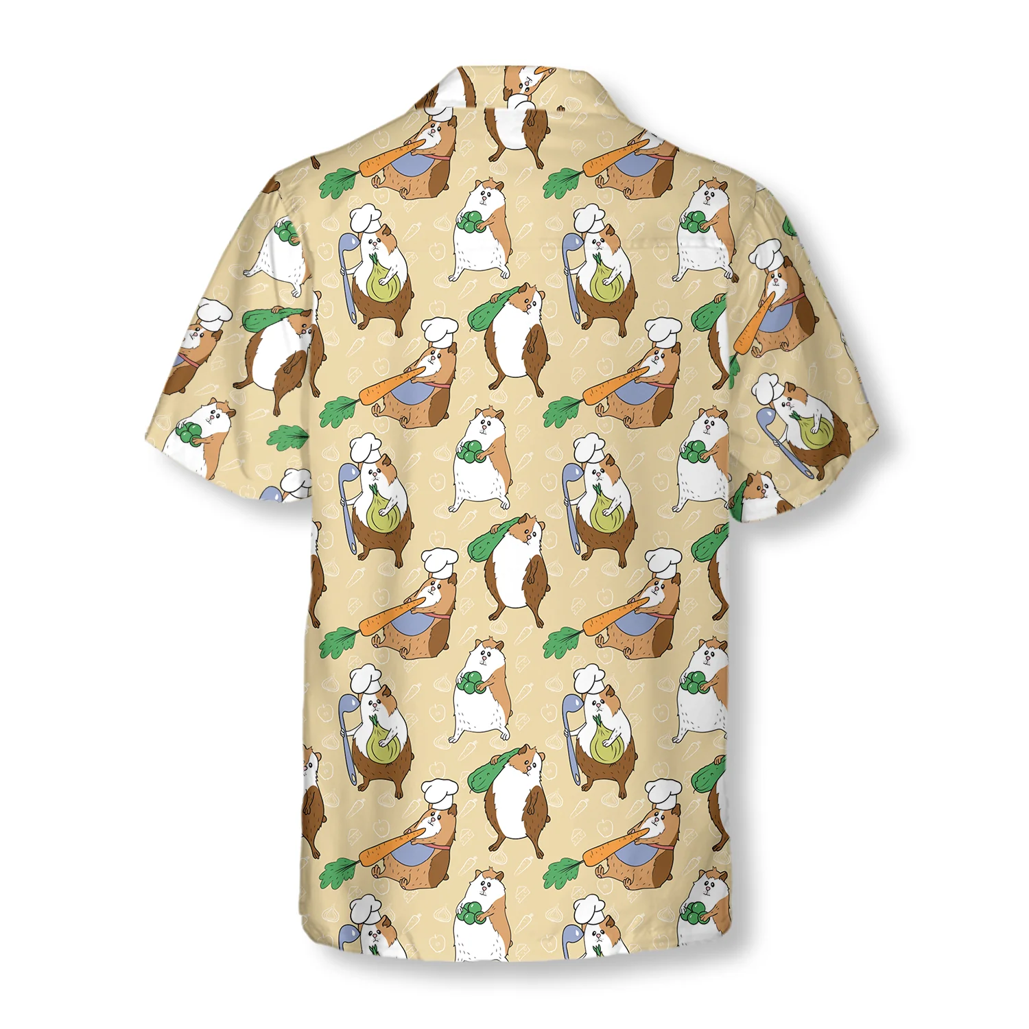 Guinea Pig Chef Shirt Hawaiian Shirt Aloha Shirt For Men and Women