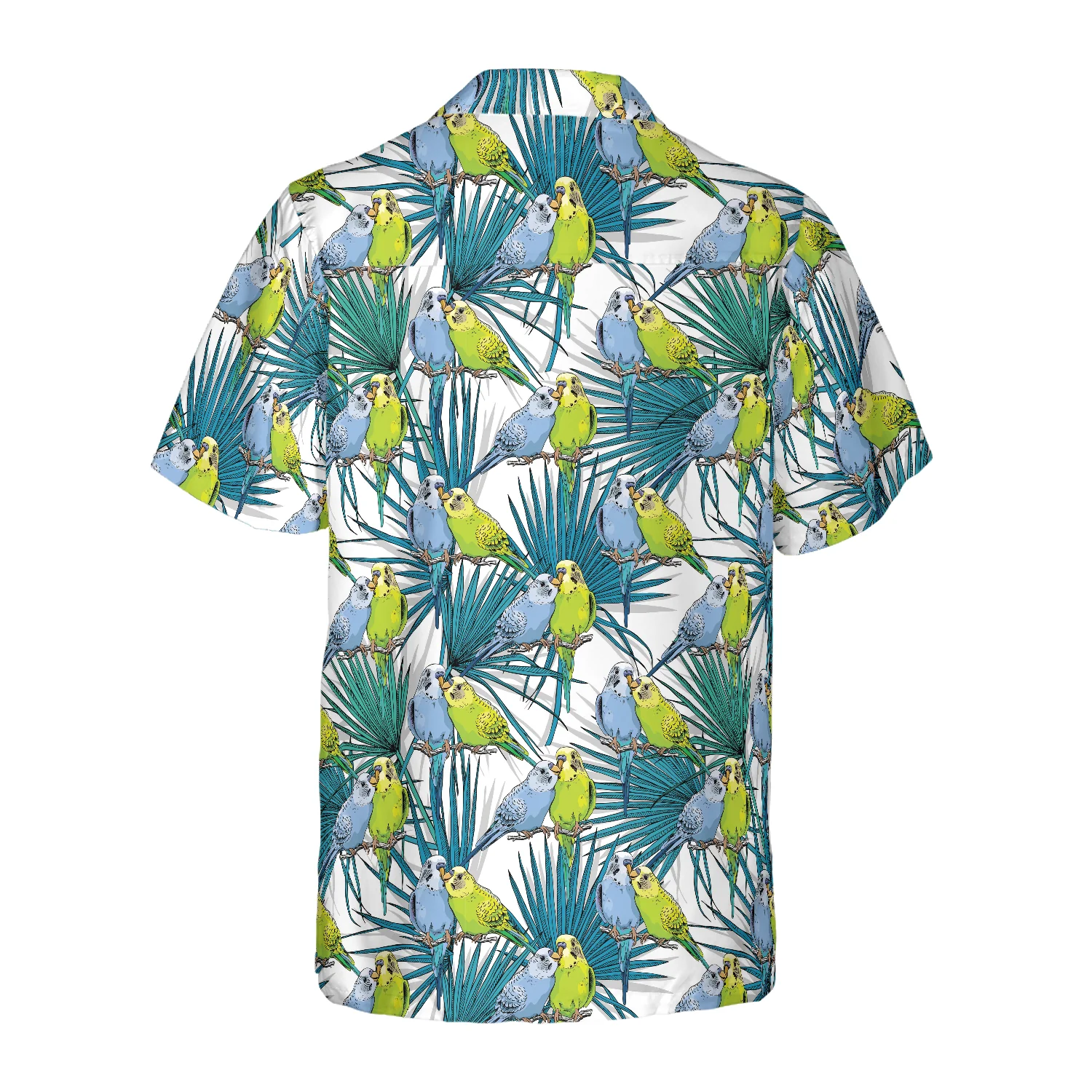 Little Green Parrot Shirt Hawaiian Shirt Aloha Shirt For Men and Women