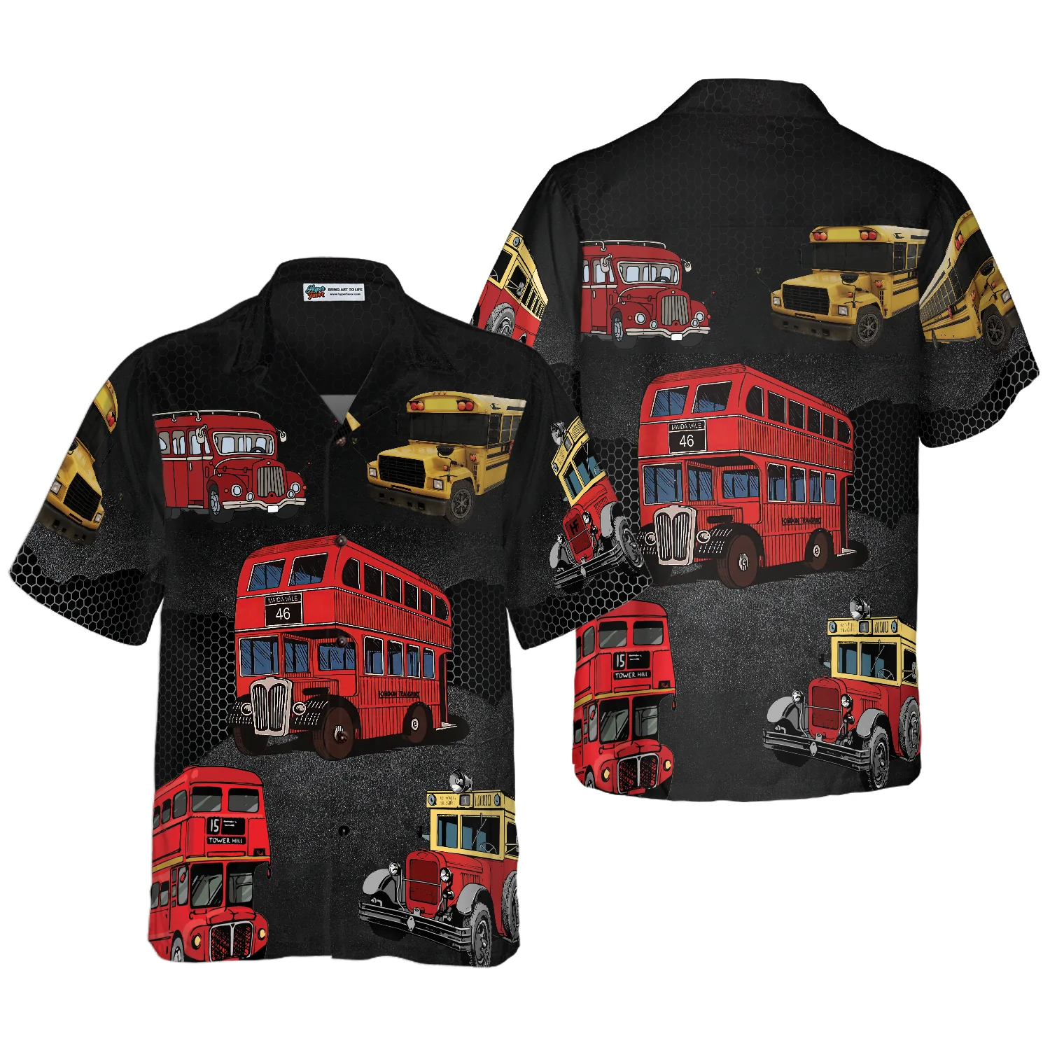 Im Driving At Night Bus Driver Hawaiian Shirt Aloha Shirt For Men and Women