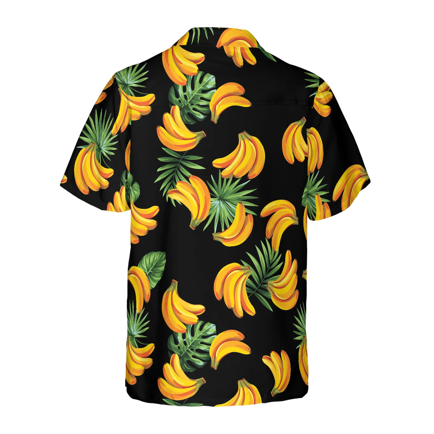 Banana  Tropical Palm Leaves Hawaiian Shirt Aloha Shirt For Men and Women