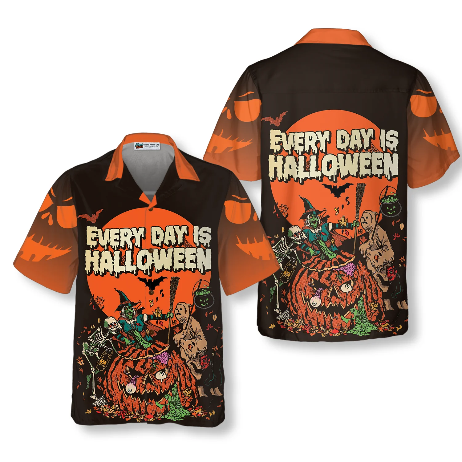 Everyday Is Halloween Shirt Hawaiian Shirt Aloha Shirt For Men and Women