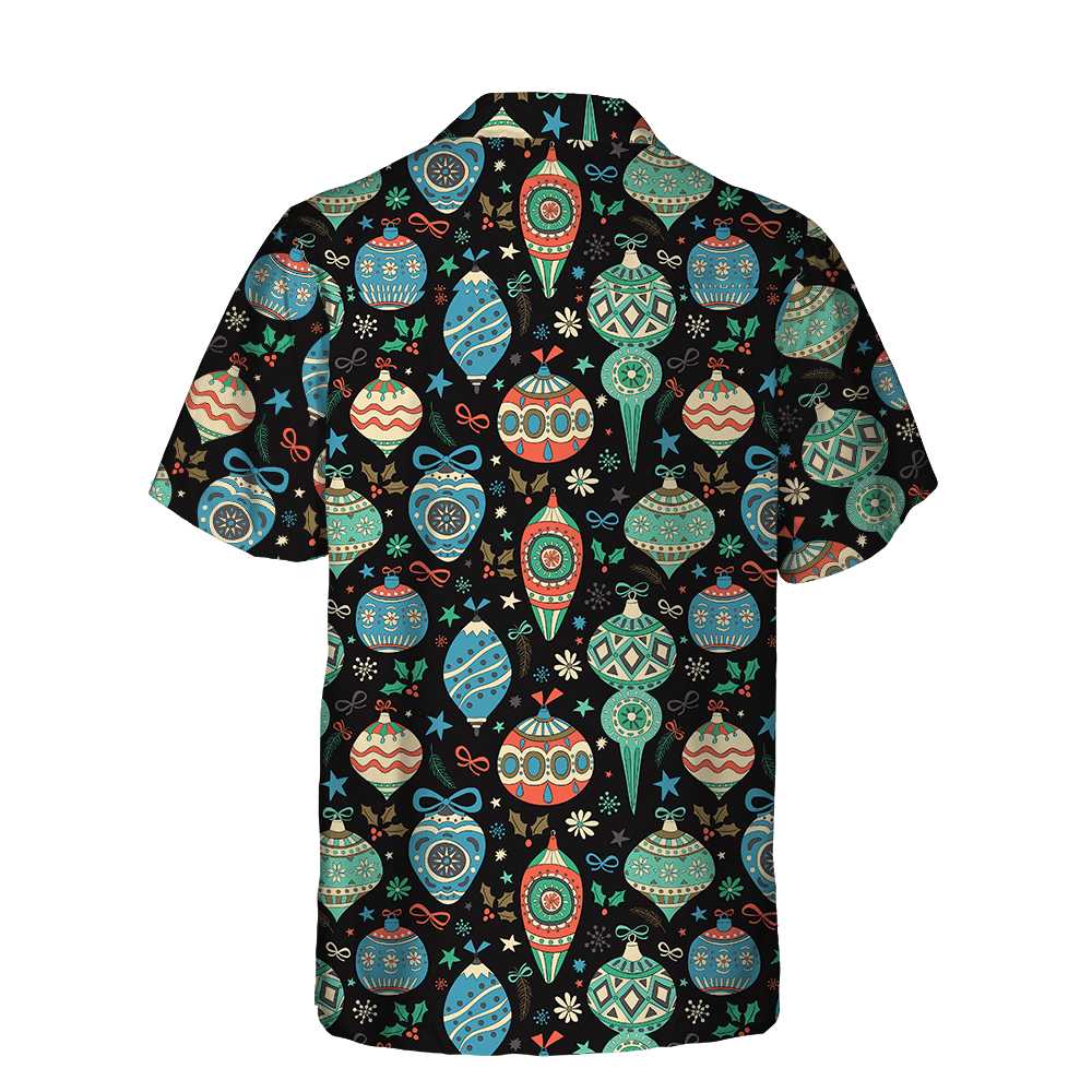 Colorful Christmas Balls Hawaiian Shirt Funny Christmas Shirt Gift For Christmas Aloha Shirt For Men and Women