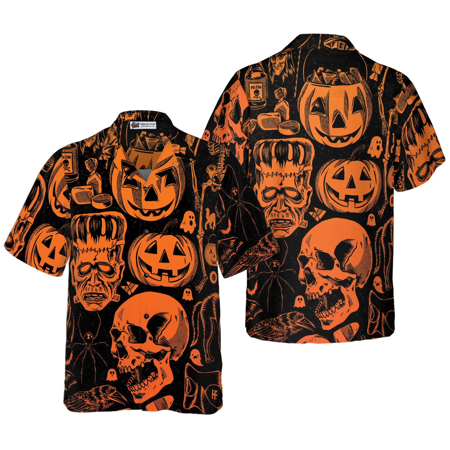 Everyday Is Halloween For Real V2 Halloween Hawaiian Shirt Halloween Shirt Aloha Shirt For Men and Women