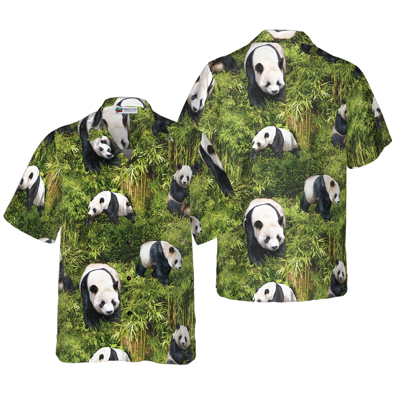 Panda Tree Hawaiian Shirt Aloha Shirt For Men and Women