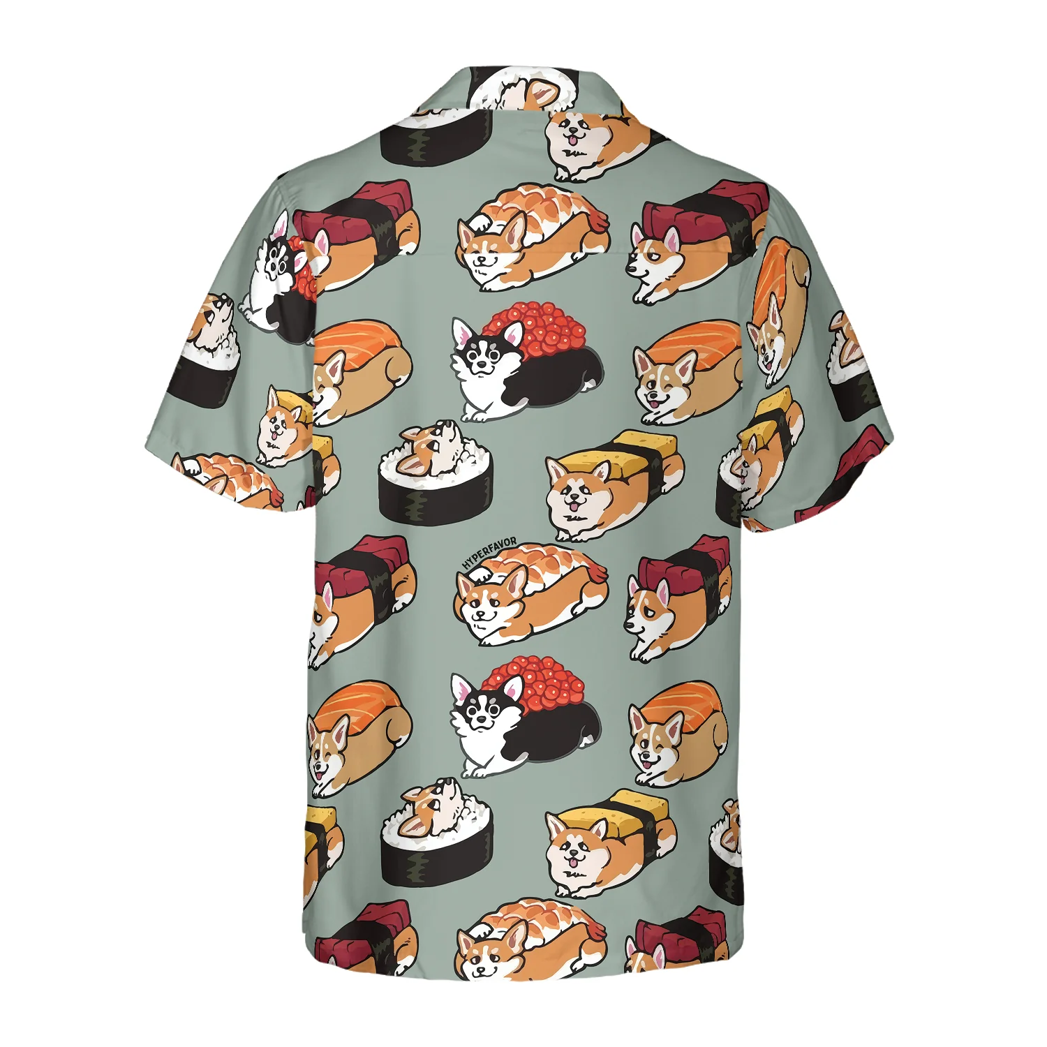 Sushi Corgi Hawaiian Shirt Best Corgi Shirt Aloha Shirt For Men and Women