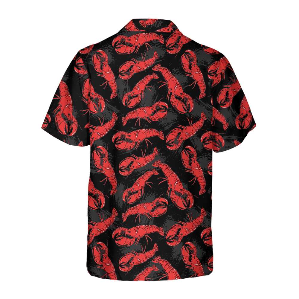 Tropical Lobster Hawaiian Shirt Red Lobster Shirt  Women Gift For Lobster Lovers Aloha Shirt For Men and Women