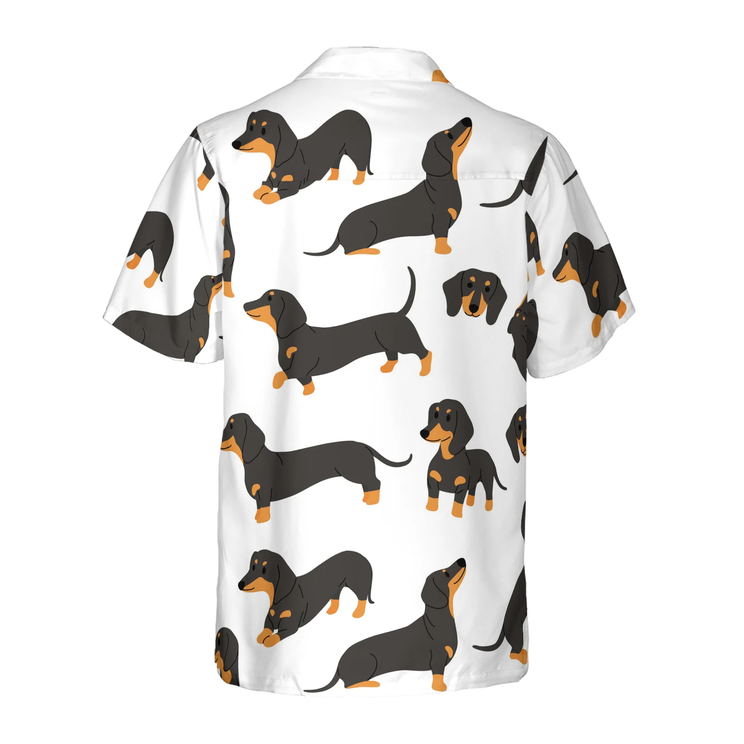 Dachshund Pattern Hawaiian Shirt Aloha Shirt For Men and Women