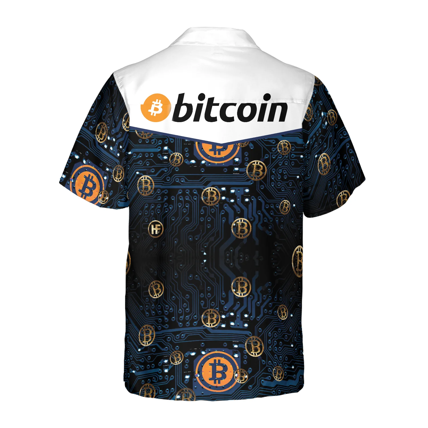 Bitcoin Logo Hawaiian Shirt Aloha Shirt For Men and Women