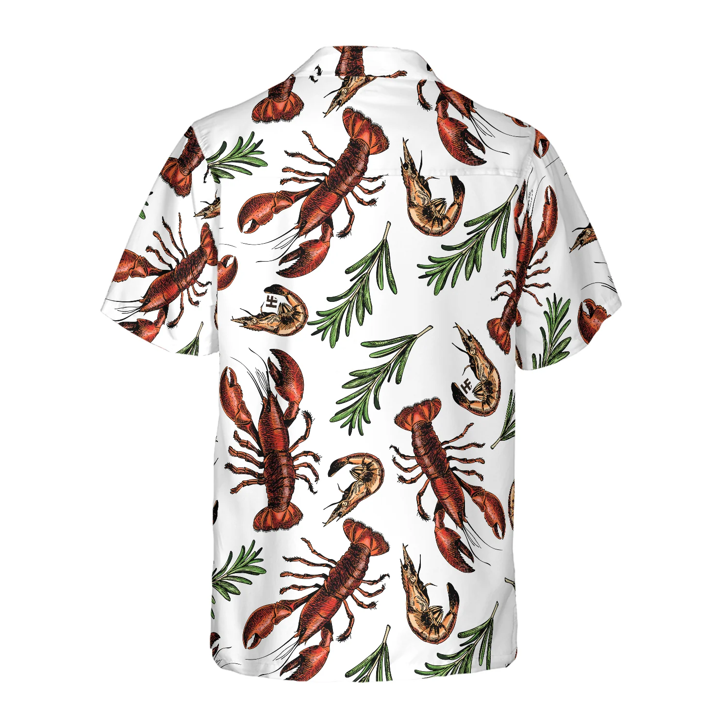 Lobster Seamless Pattern Hawaiian Shirt Aloha Shirt For Men and Women