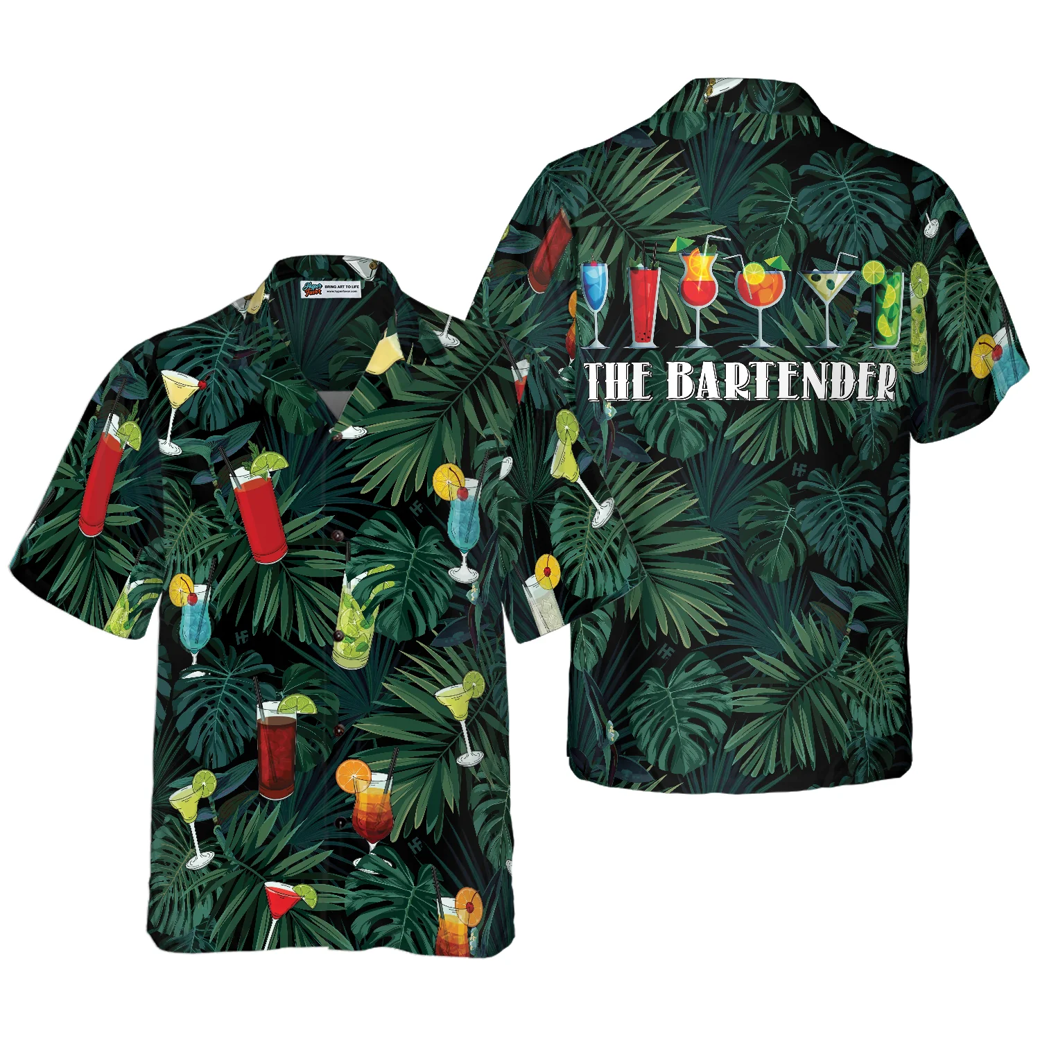 The Tropical Bartender Hawaiian Shirt Aloha Shirt For Men and Women