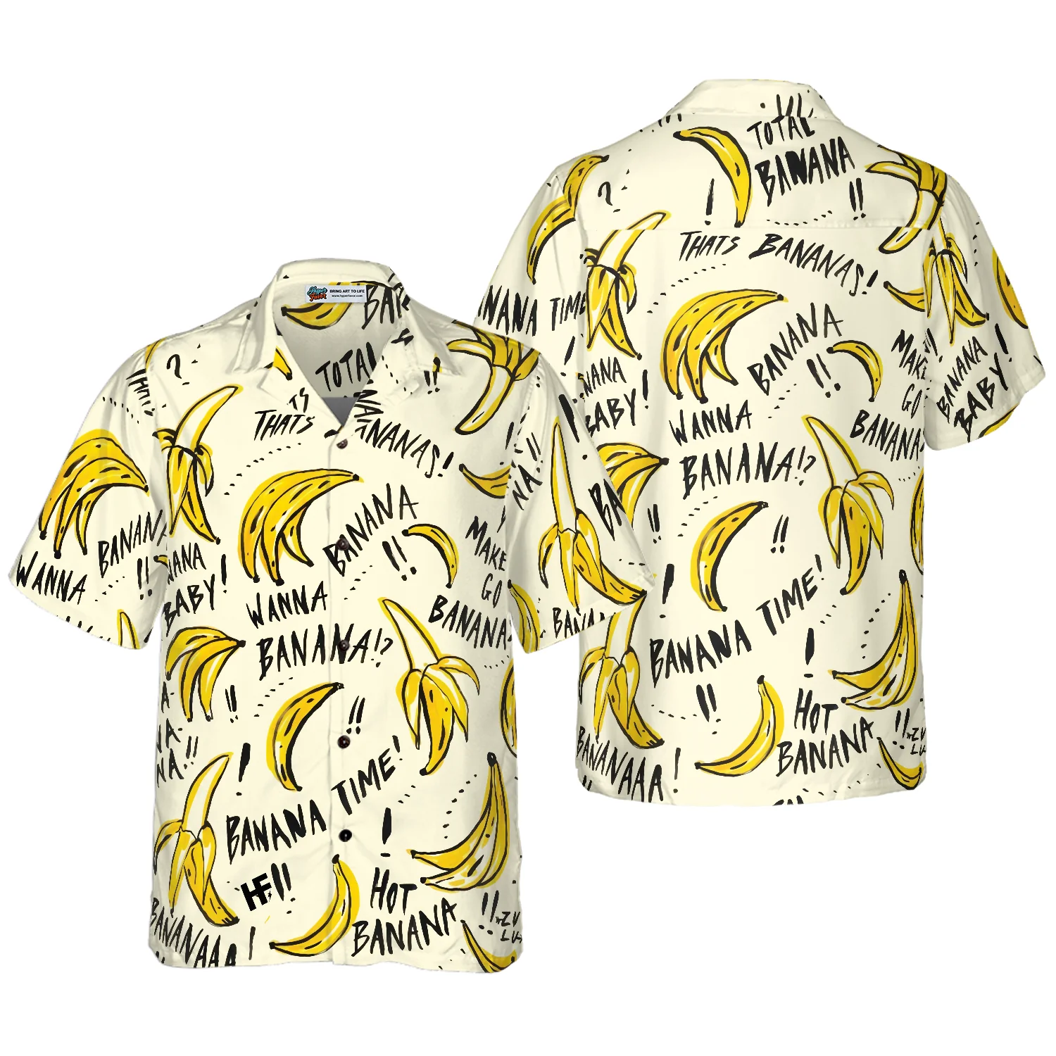 Banana Quote Shirt Hawaiian Shirt Aloha Shirt For Men and Women