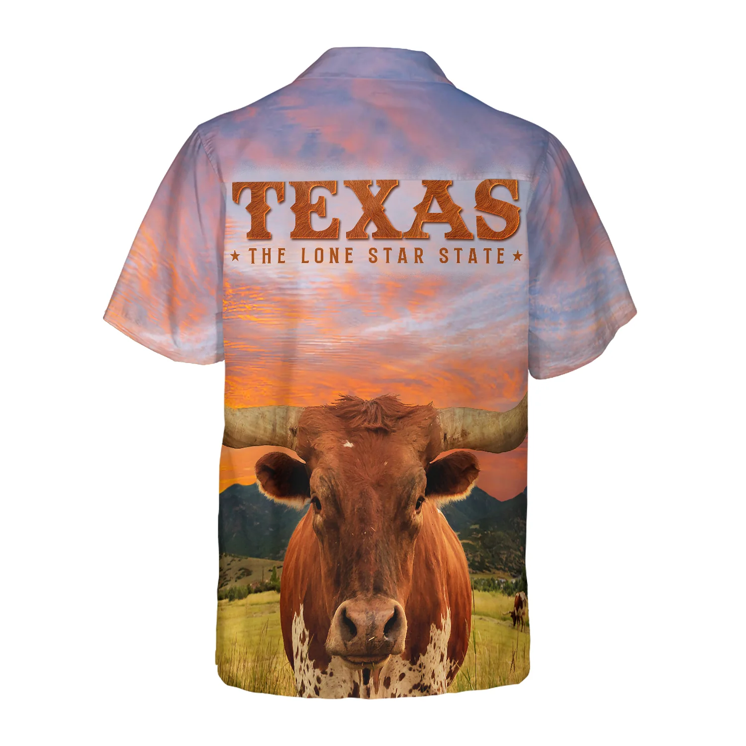 Texas Longhorn Bull Hawaiian Shirt Unique Texas Shirt For Texas Lovers Aloha Shirt For Men and Women