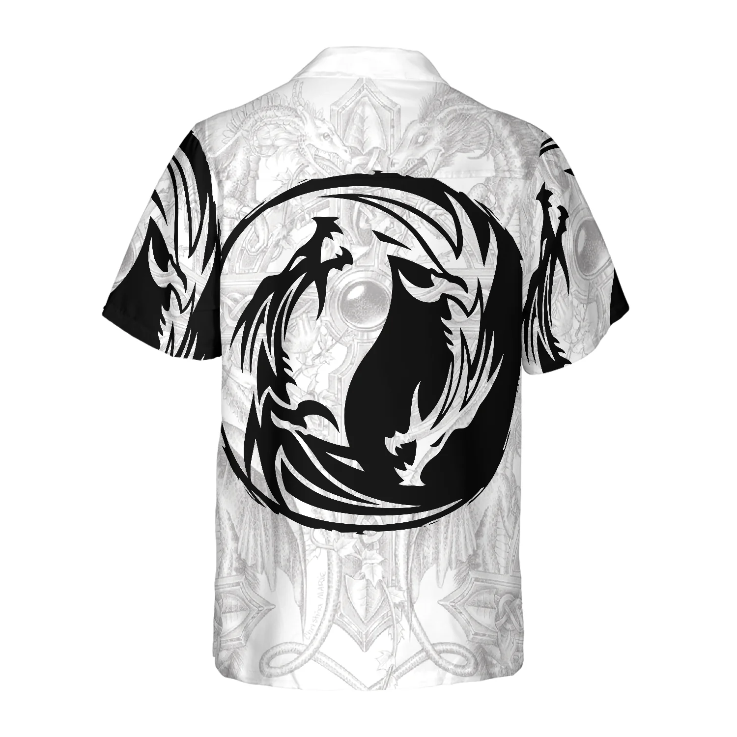 Yin Yang Dragon Hawaiian Shirt Aloha Shirt For Men and Women