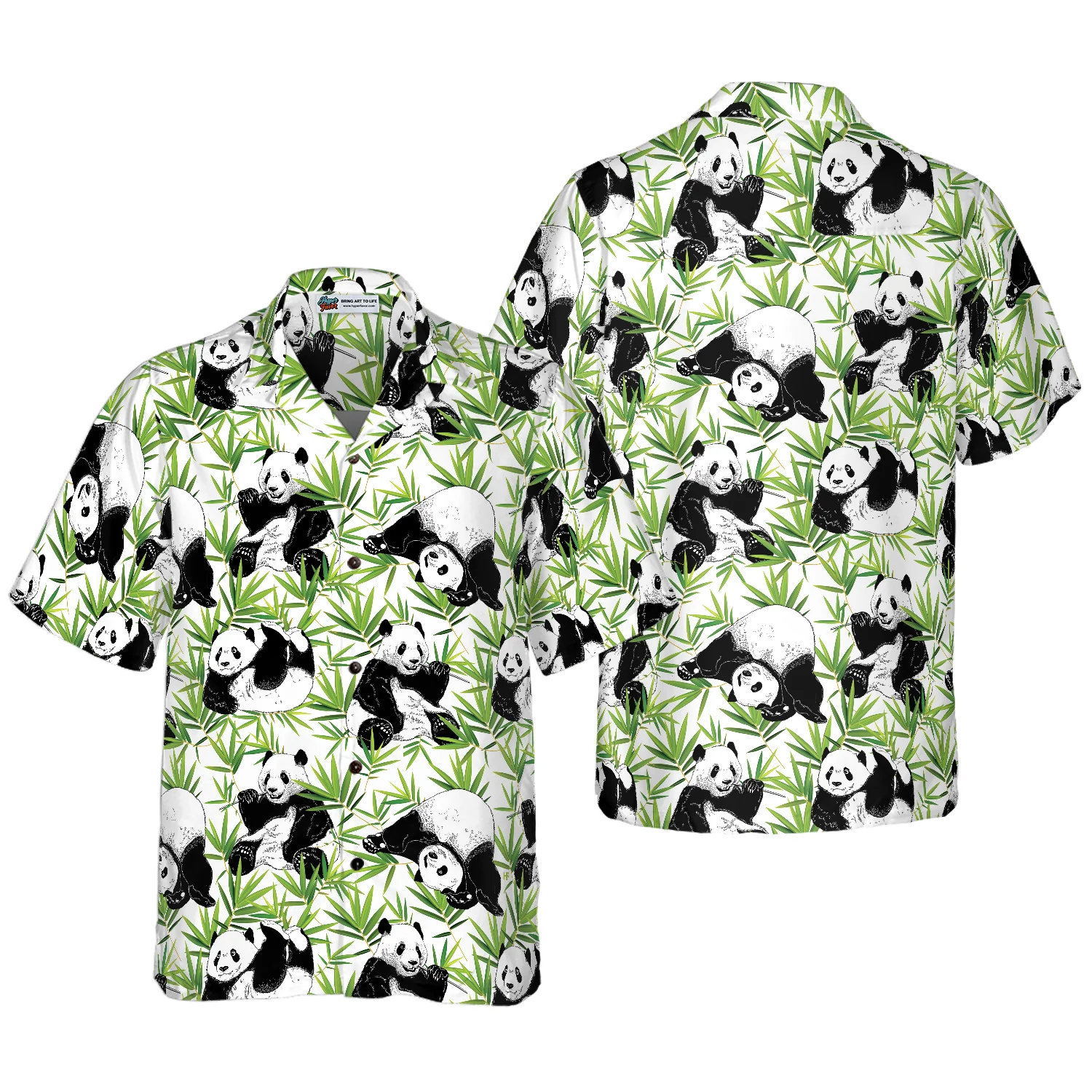 Panda Bamboo Hawaiian Shirt Aloha Shirt For Men and Women