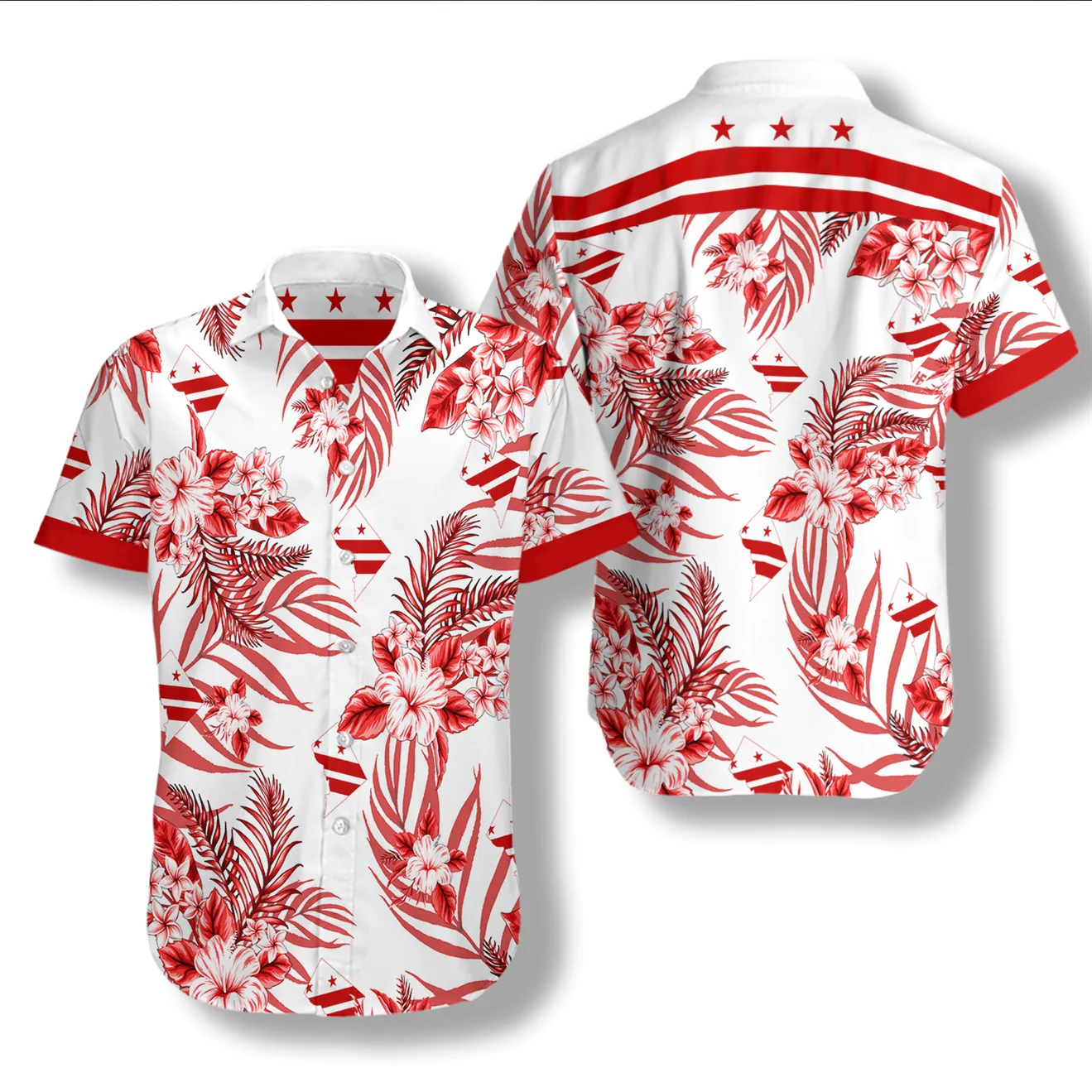 Washington DC Proud Hawaiian Shirt Aloha Shirt For Men and Women