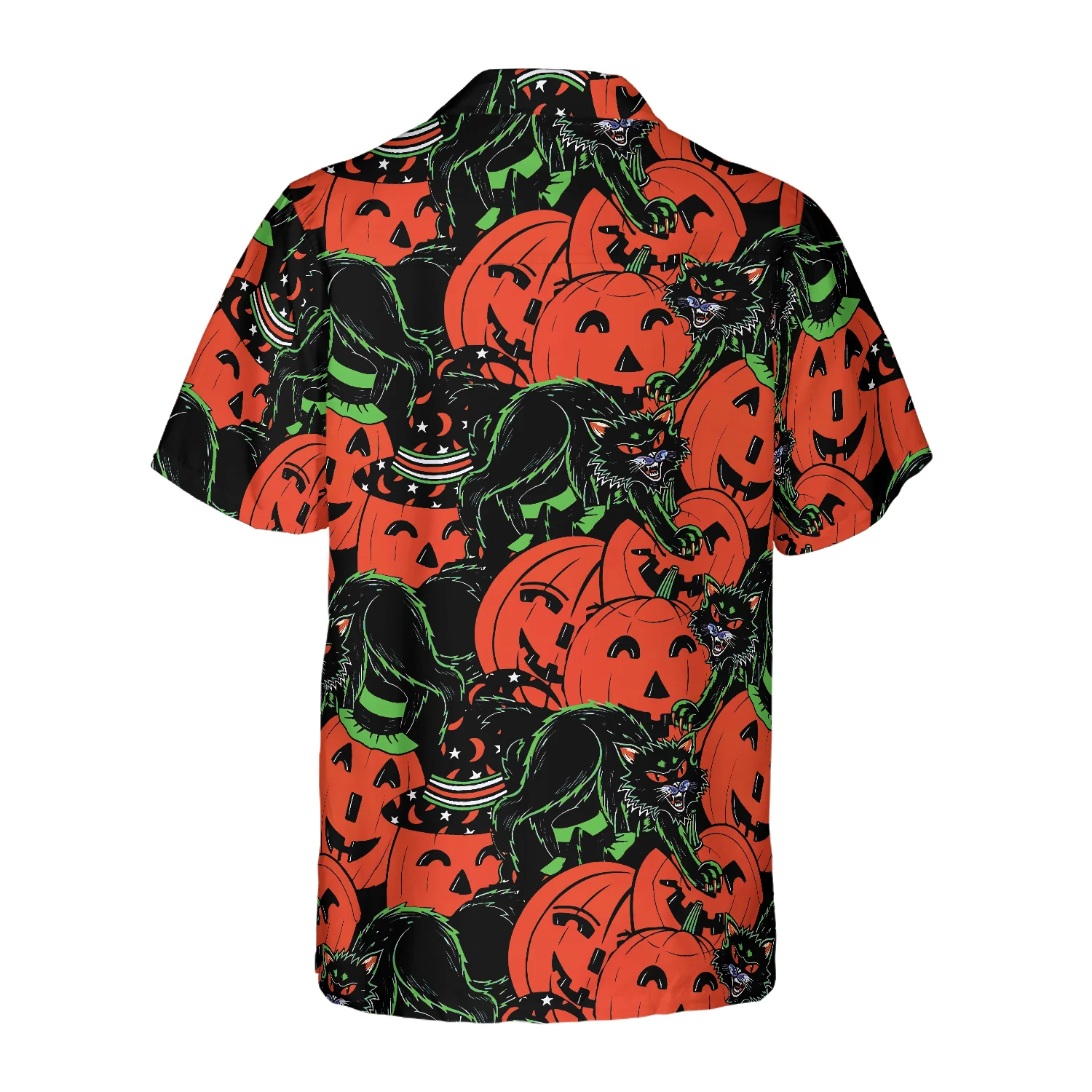 Halloween Horror Queen Cat Halloween Hawaiian Shirt Halloween Shirt Aloha Shirt For Men and Women