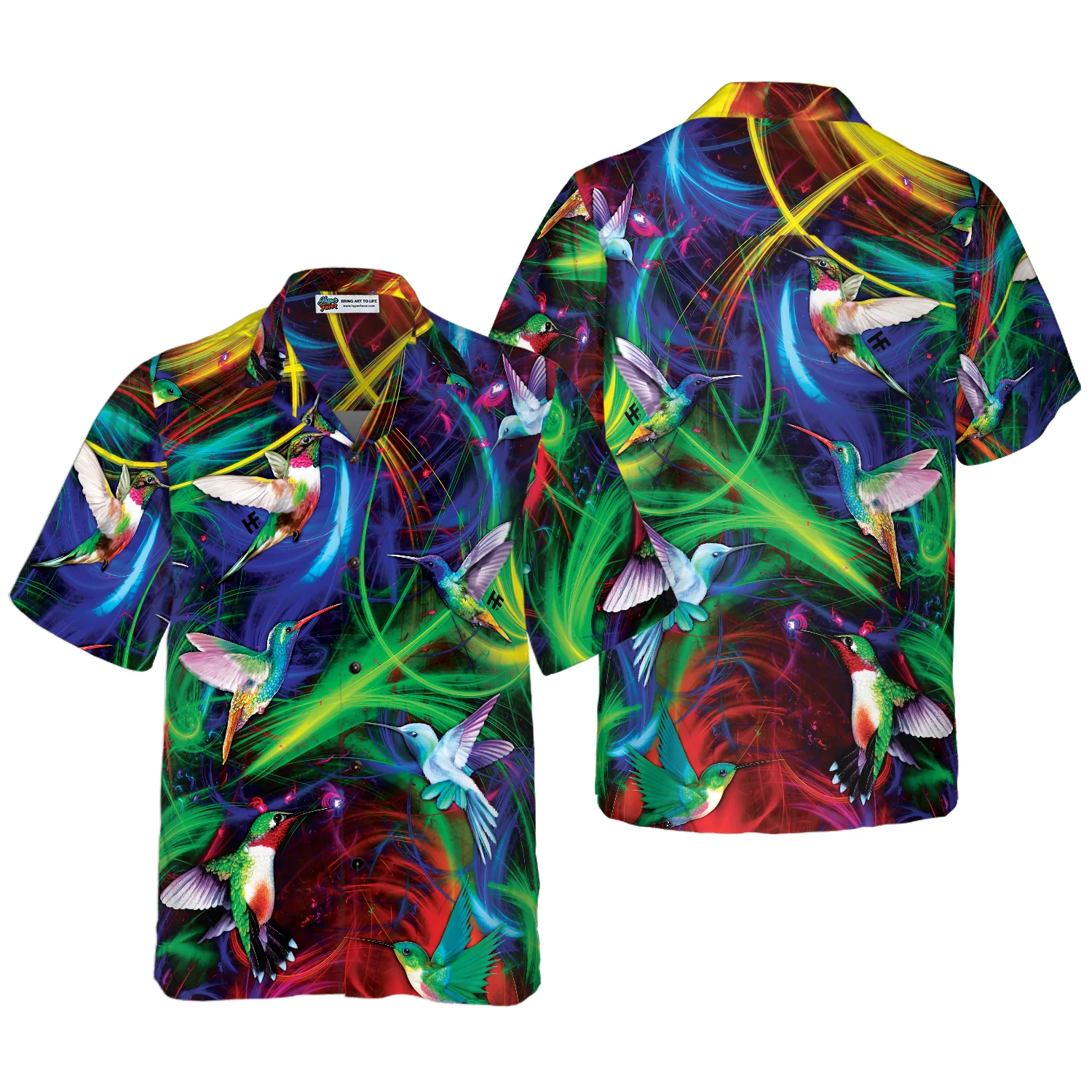 Fantasy Hummingbird Hawaiian Shirt Aloha Shirt For Men and Women