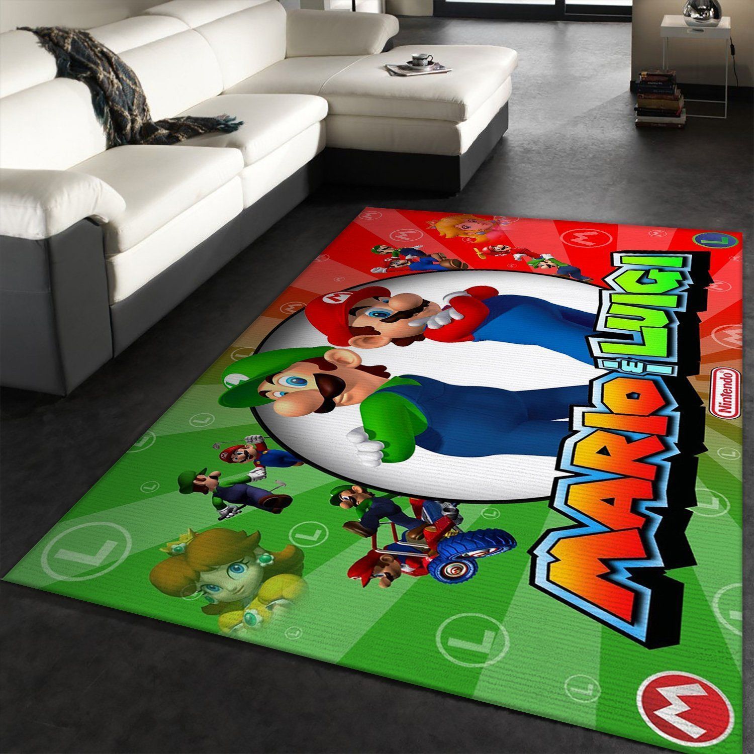 Super Mario Bros Area Rugs Living Room Carpet Christmas Gift Floor Decor The US Decor - Indoor Outdoor Rugs