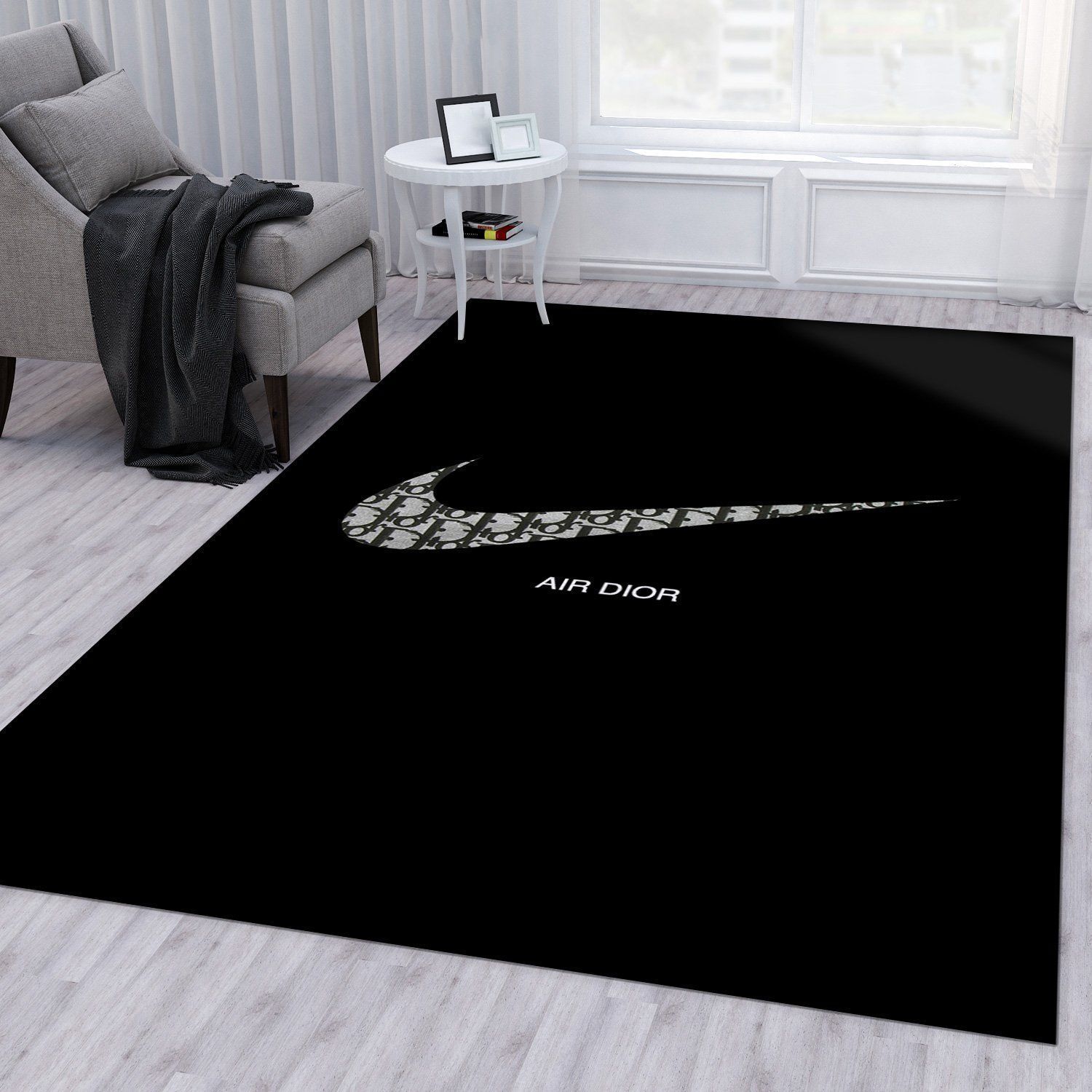 Dior Area Rug For Christmas Fashion Brand Rug Living Room Rug US Gift Decor - Indoor Outdoor Rugs