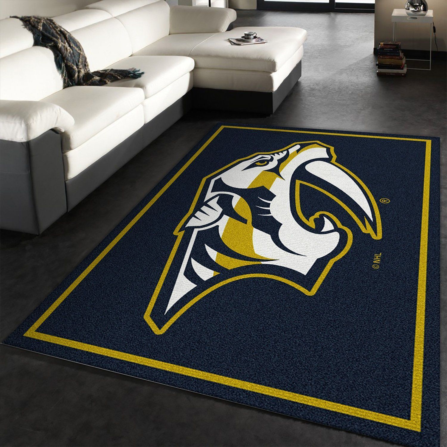 Nhl Spirit Nashville Predators Area Rug, Kitchen Rug, Home US Decor - Indoor Outdoor Rugs