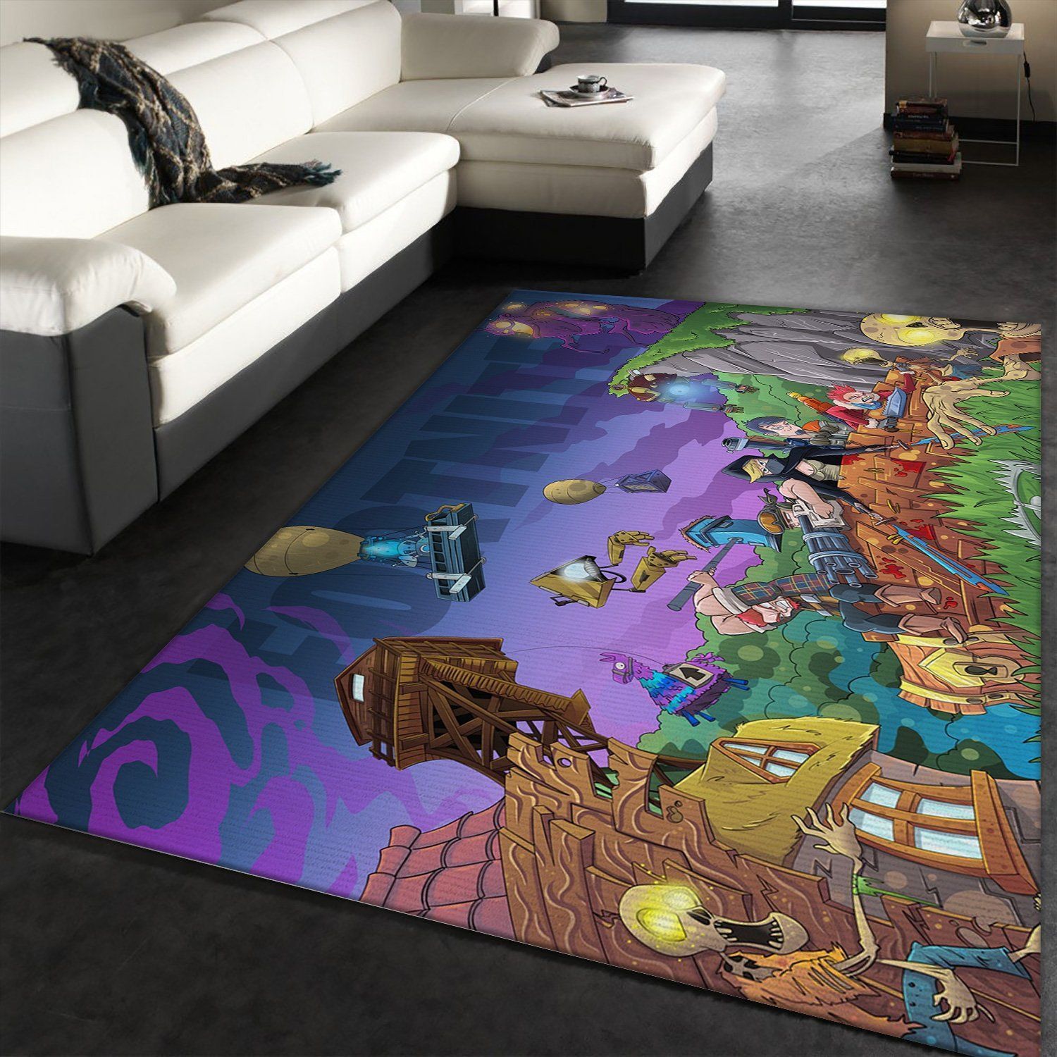 Fortnite Gaming Area Rug For Christmas Living Room Christmas Gift US Decor - Indoor Outdoor Rugs