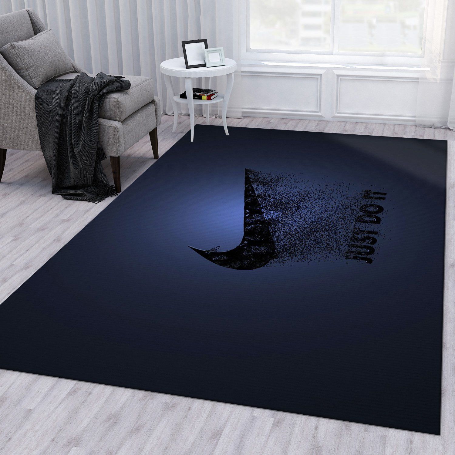 Nike Area Rug For Christmas Bedroom Rug Christmas Gift US Decor - Indoor Outdoor Rugs