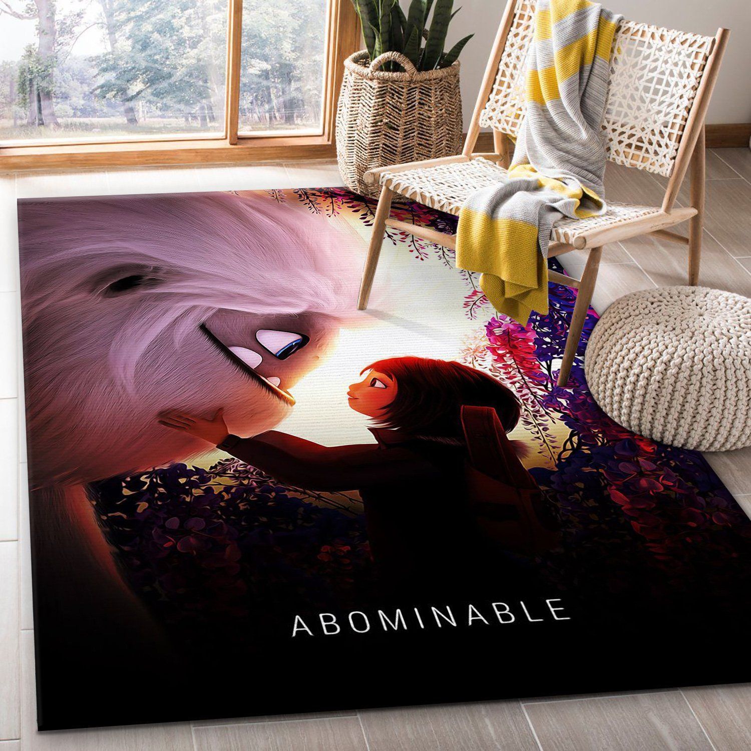 Abominable 2019 Area Rug Movie Rug Home Decor Floor Decor - Indoor Outdoor Rugs