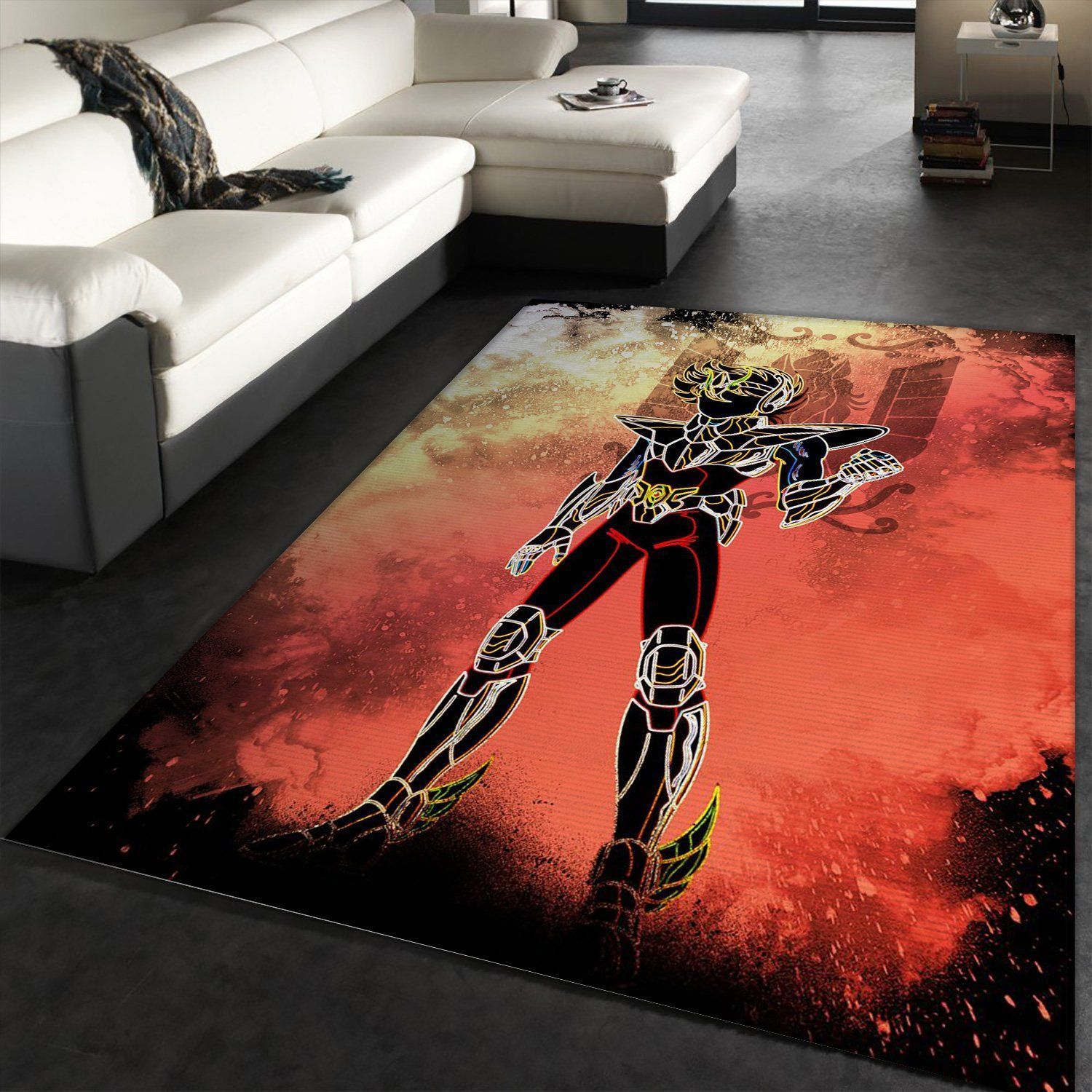 Soul Of Pegasus Manga Hero Area Rug, Kitchen Rug, Home Decor Floor Decor - Indoor Outdoor Rugs