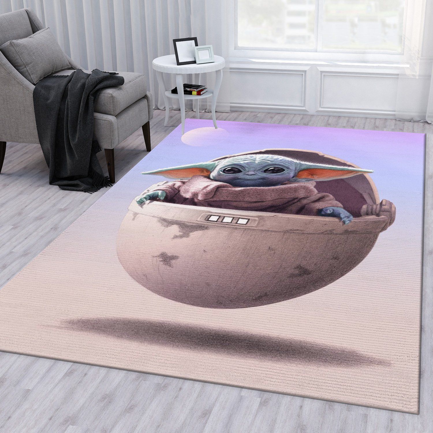 Mandalorian Baby Yoda Ver35 Christmas Gift Rug Bedroom Rug US Gift Decor - Indoor Outdoor Rugs