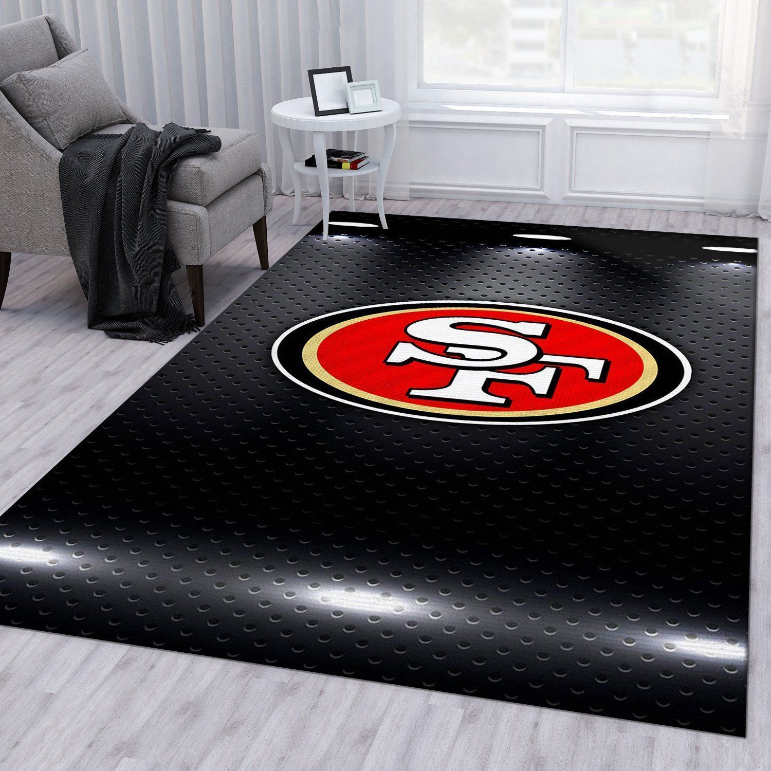 San Francisco 49ers Nfl Area Rug For Gift Living Room Rug US Gift Decor - Indoor Outdoor Rugs