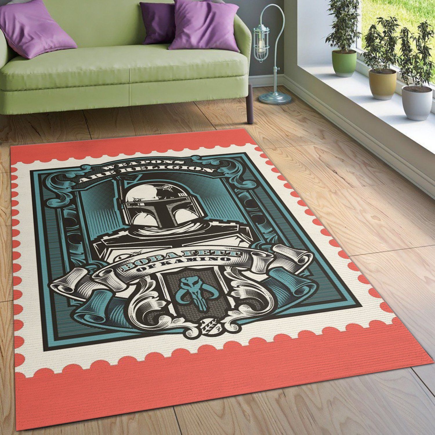 Mandalorian Baby Yoda Ver53 Christmas Gift Rug Bedroom Rug US Gift Decor - Indoor Outdoor Rugs