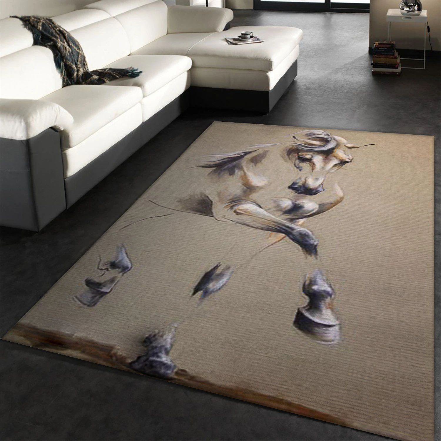 Horse HM230832M Rug The US Decor - Indoor Outdoor Rugs