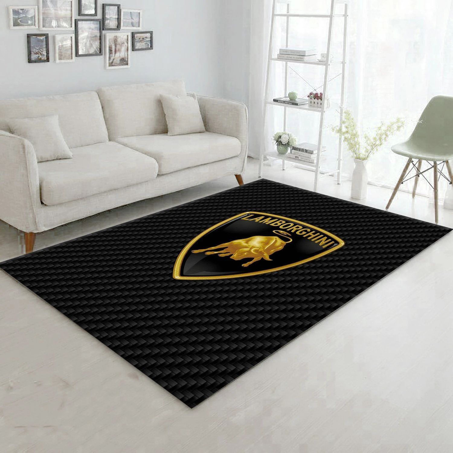 Lamborghini Area Rug Bedroom Rug Christmas Gift US Decor - Indoor Outdoor Rugs