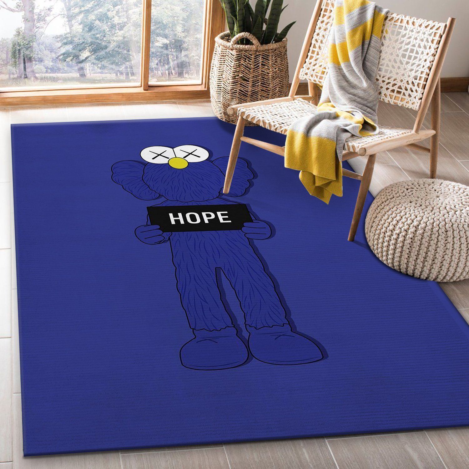 Kaws Rug Living Room Rug Christmas Gift US Decor - Indoor Outdoor Rugs