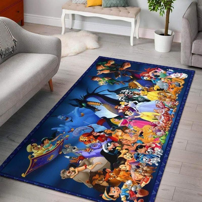 Disney Characters 3 Living Room Area Rug, Kitchen Rug, Home Decor - Indoor Outdoor Rugs