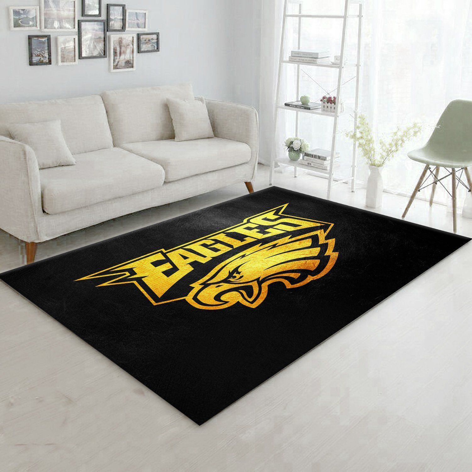 Philadelphia Eagles NFL Area Rug, Kitchen Rug, Home US Decor - Indoor Outdoor Rugs