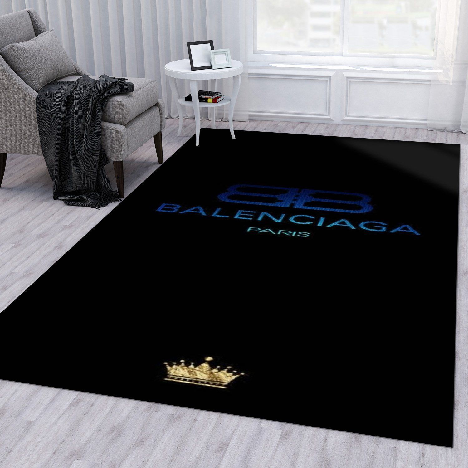 Balenciaga Area Rug Living Room Rug Family Gift US Decor - Indoor Outdoor Rugs