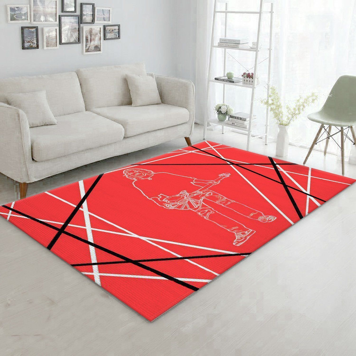 Van Halen Ver2 Area Rug For Christmas Living Room Rug Home Decor Floor Decor - Indoor Outdoor Rugs