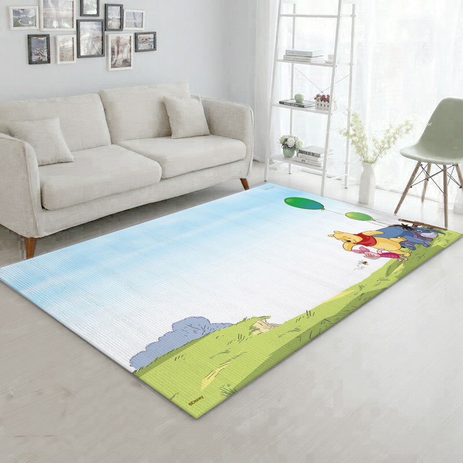 Winnie The Pooh Area Rug Living Room Rug Home US Decor - Indoor Outdoor Rugs