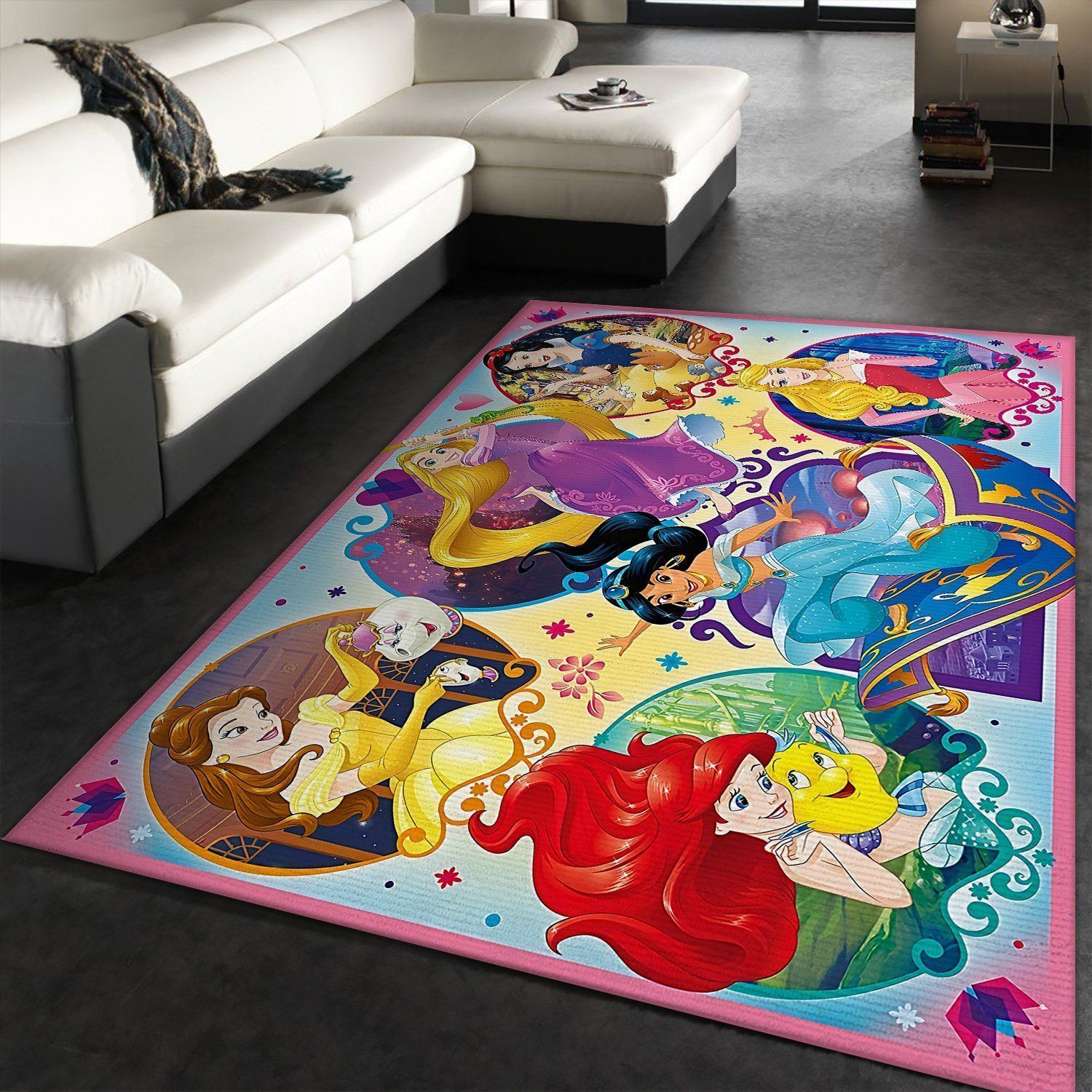 Disney Princesses Disney Movies Area Rugs Living Room Carpet Floor Decor The US Decor - Indoor Outdoor Rugs