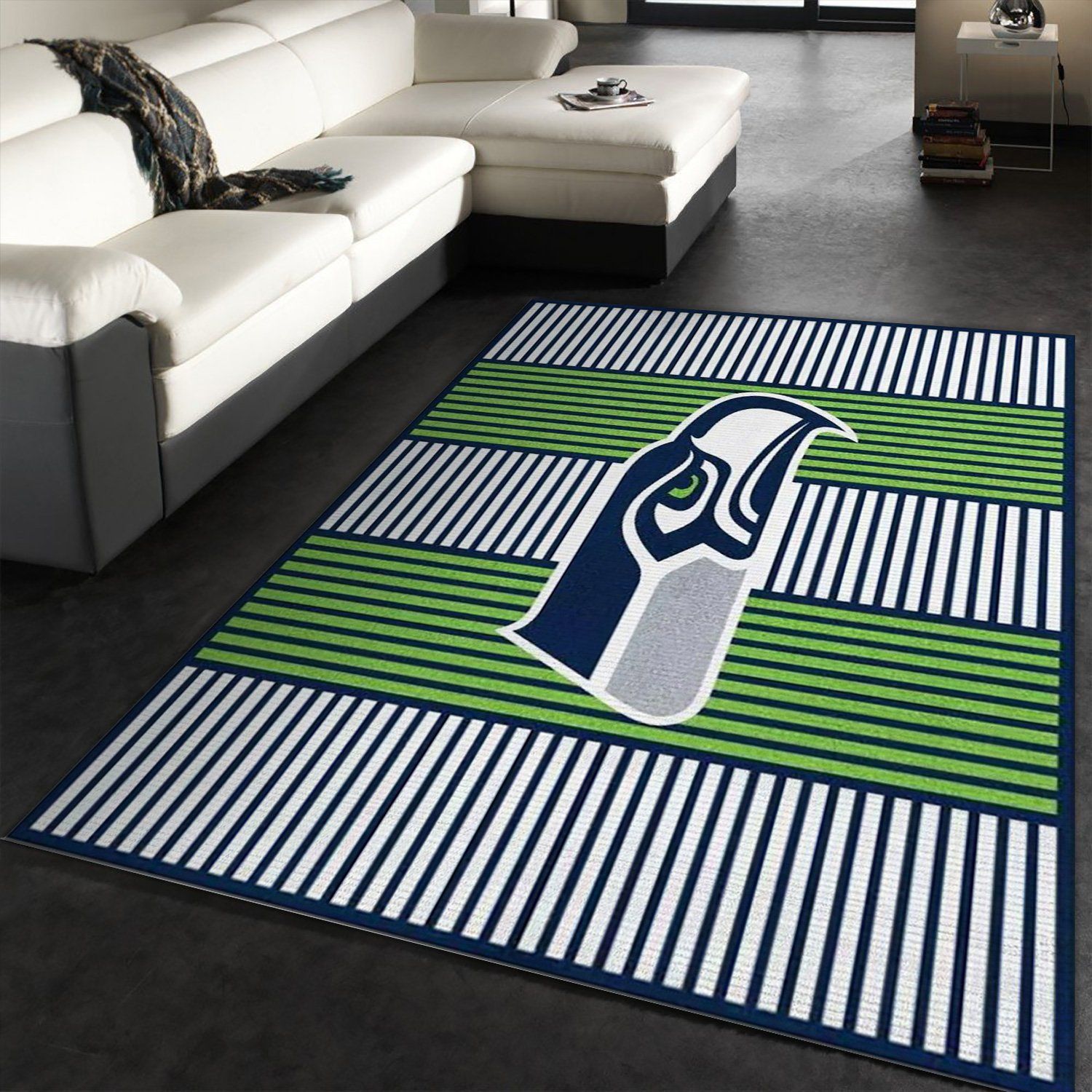 Seattle Seahawks Imperial Champion Rug NFL Team Logos Area Rug, Living Room Rug, Christmas Gift US Decor - Indoor Outdoor Rugs