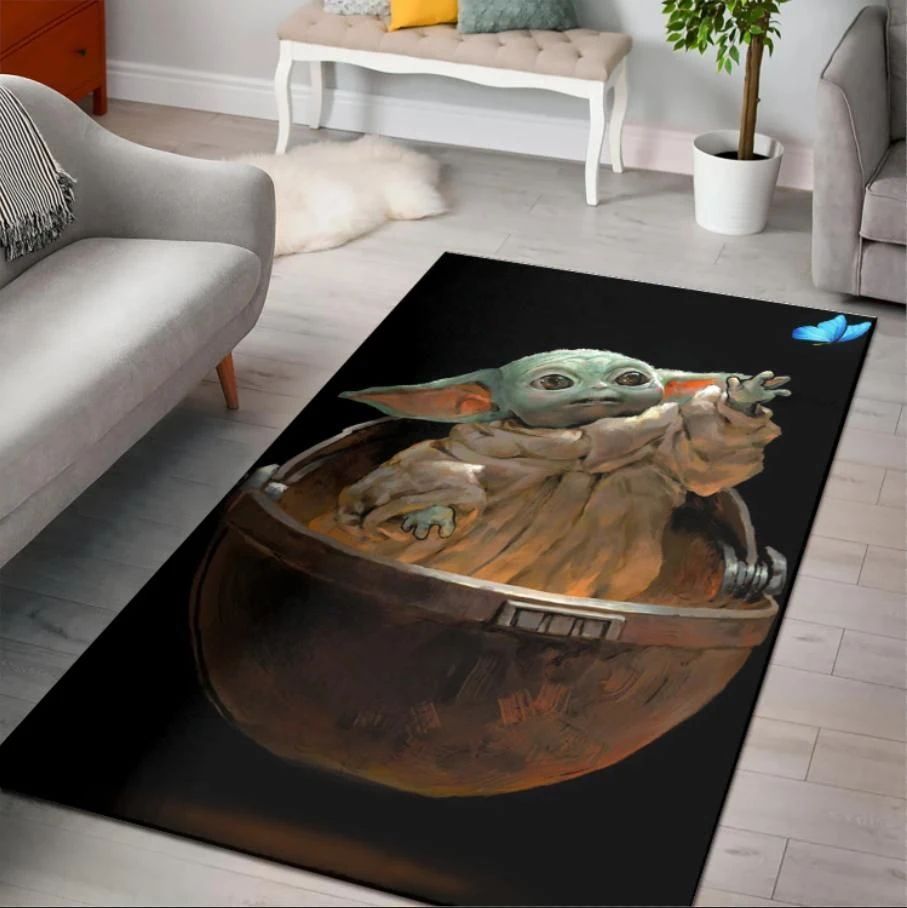 Baby Yoda The Mandalorian Kids Room Area Rug Rugs For Living Room Rug Home Decor 2 - Indoor Outdoor Rugs