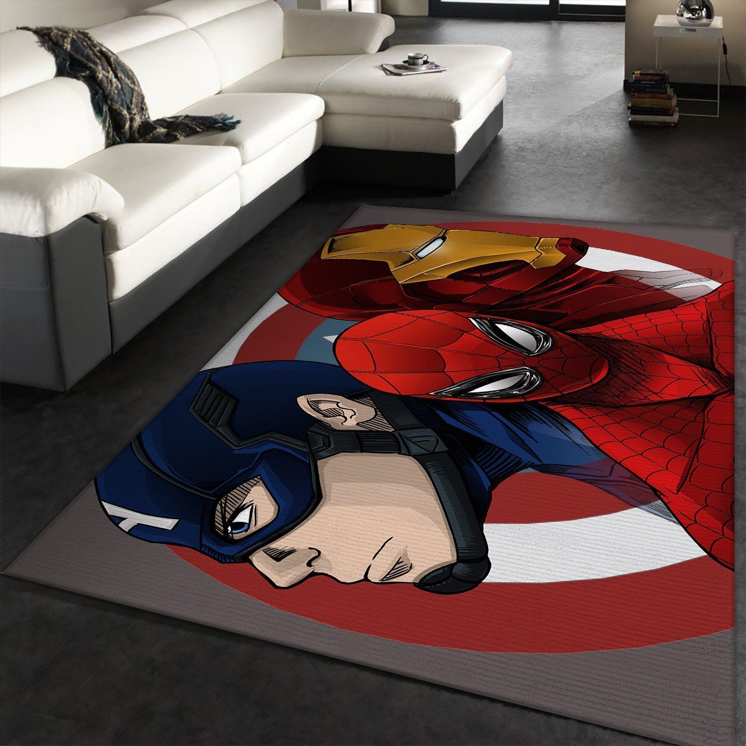 Marvel SuperHero Movies Area Rugs Living Room Carpet Floor Decor The US Decor - Indoor Outdoor Rugs