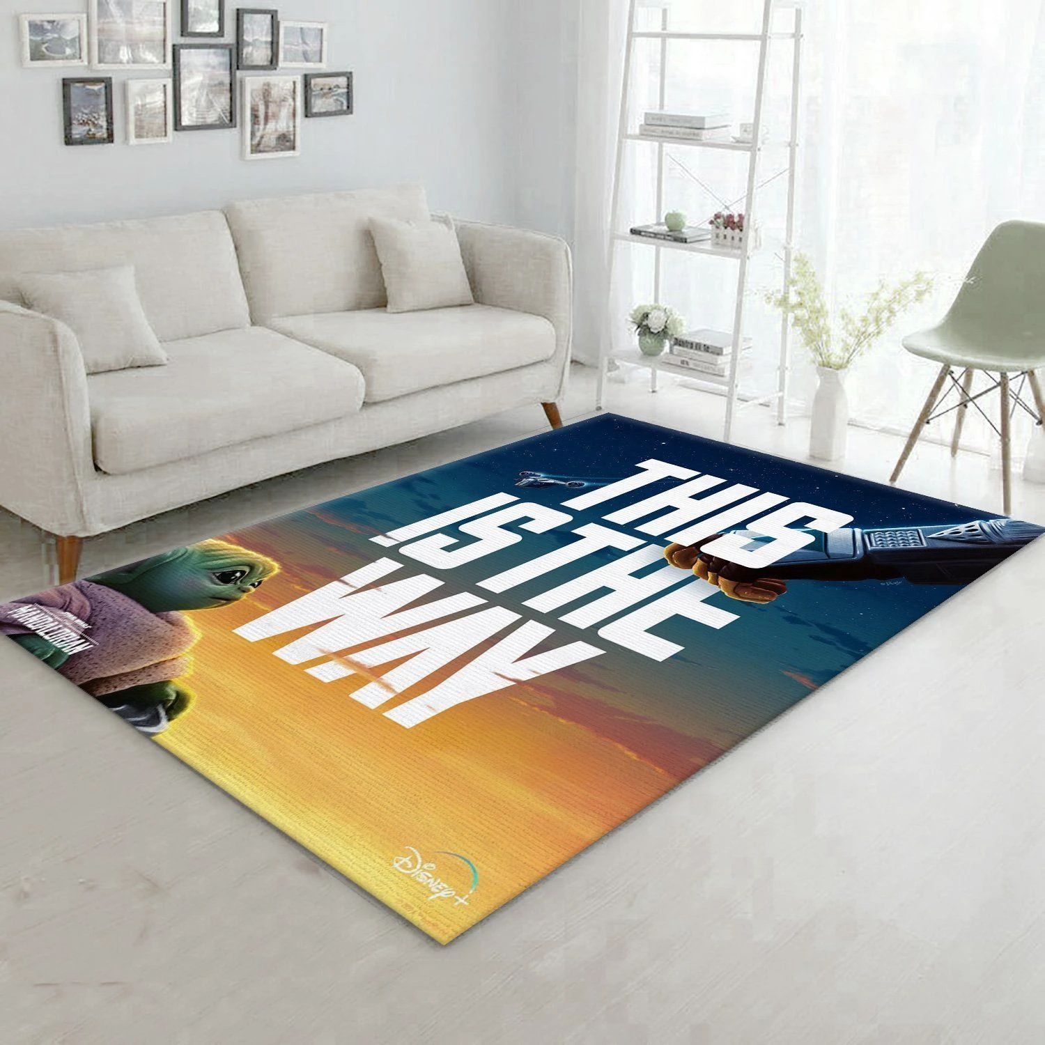 This Is The Way Area Rug Bedroom Rug US Gift Decor - Indoor Outdoor Rugs