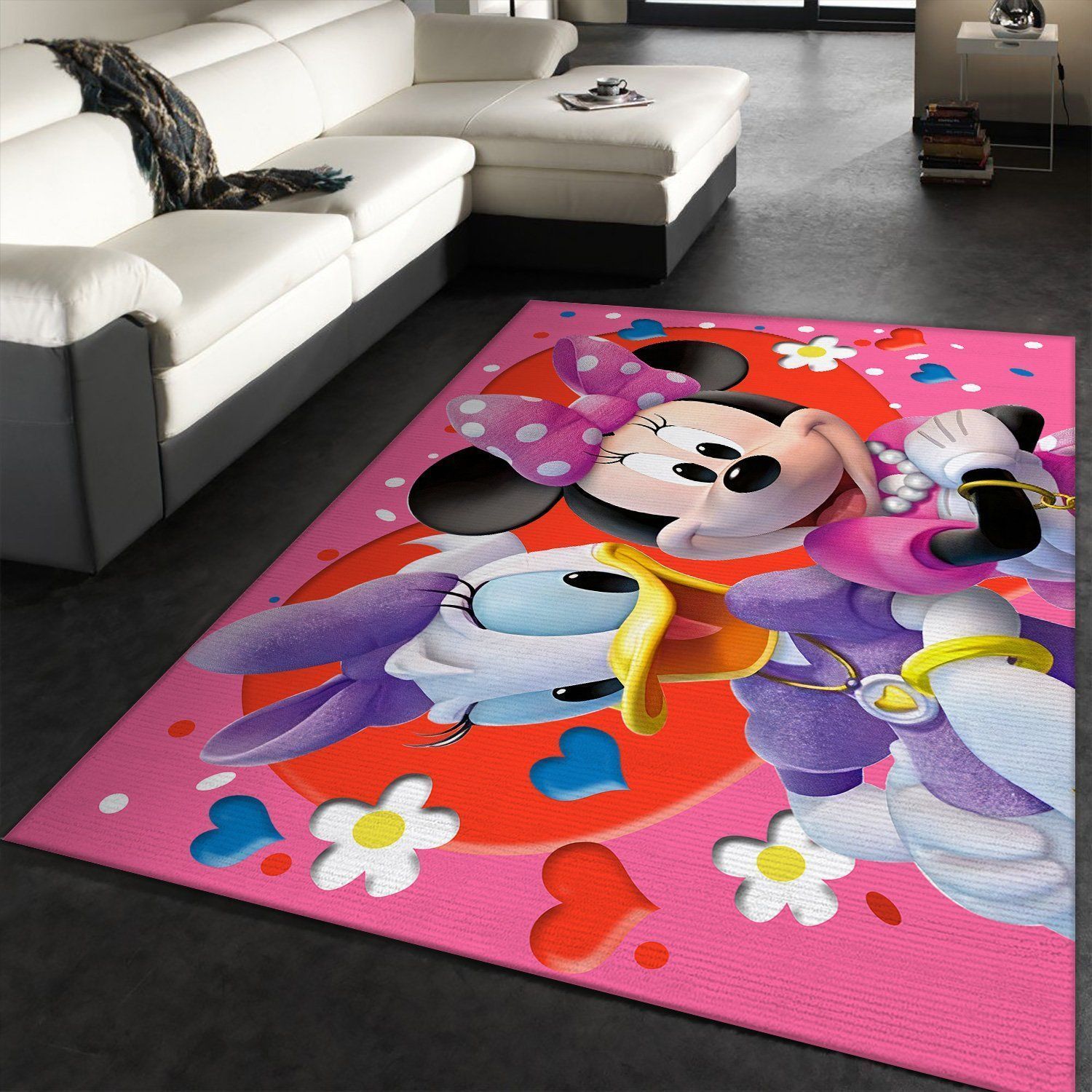 Minnie Mouse Area Rugs Disney Movies Living Room Carpet Floor Decor The US Decor - Indoor Outdoor Rugs