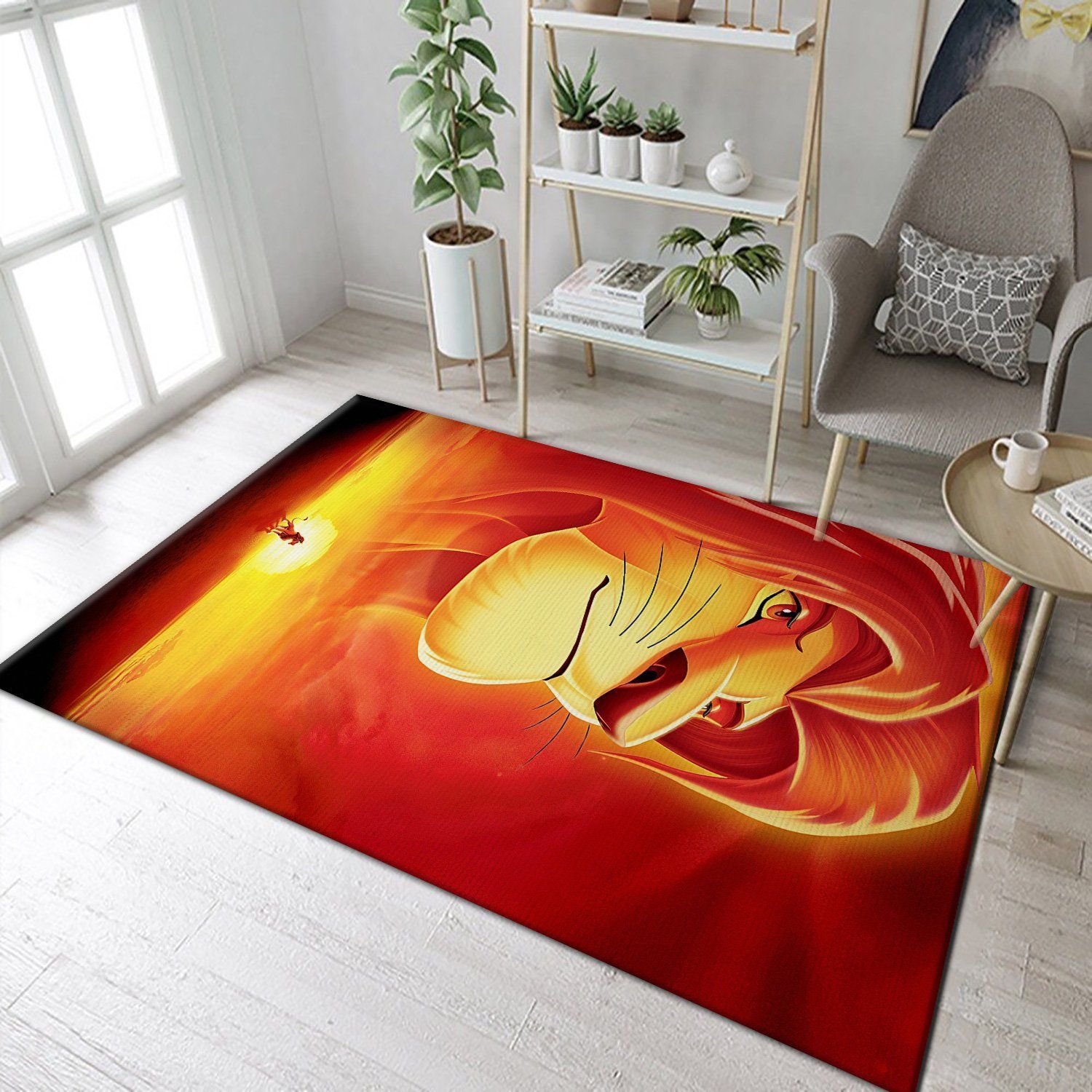 The Lion King Area Rug Disney Rugs Floor Decor Dining Room Rugs - Indoor Outdoor Rugs