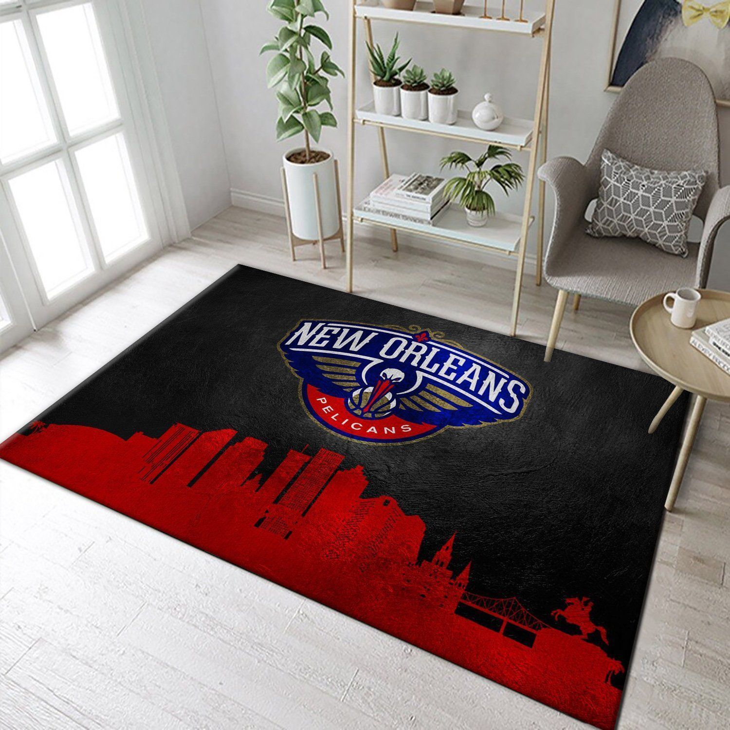 New Orleans Pelicans Area Rug Carpet, Living room and bedroom Rug, Christmas Gift US Decor - Indoor Outdoor Rugs