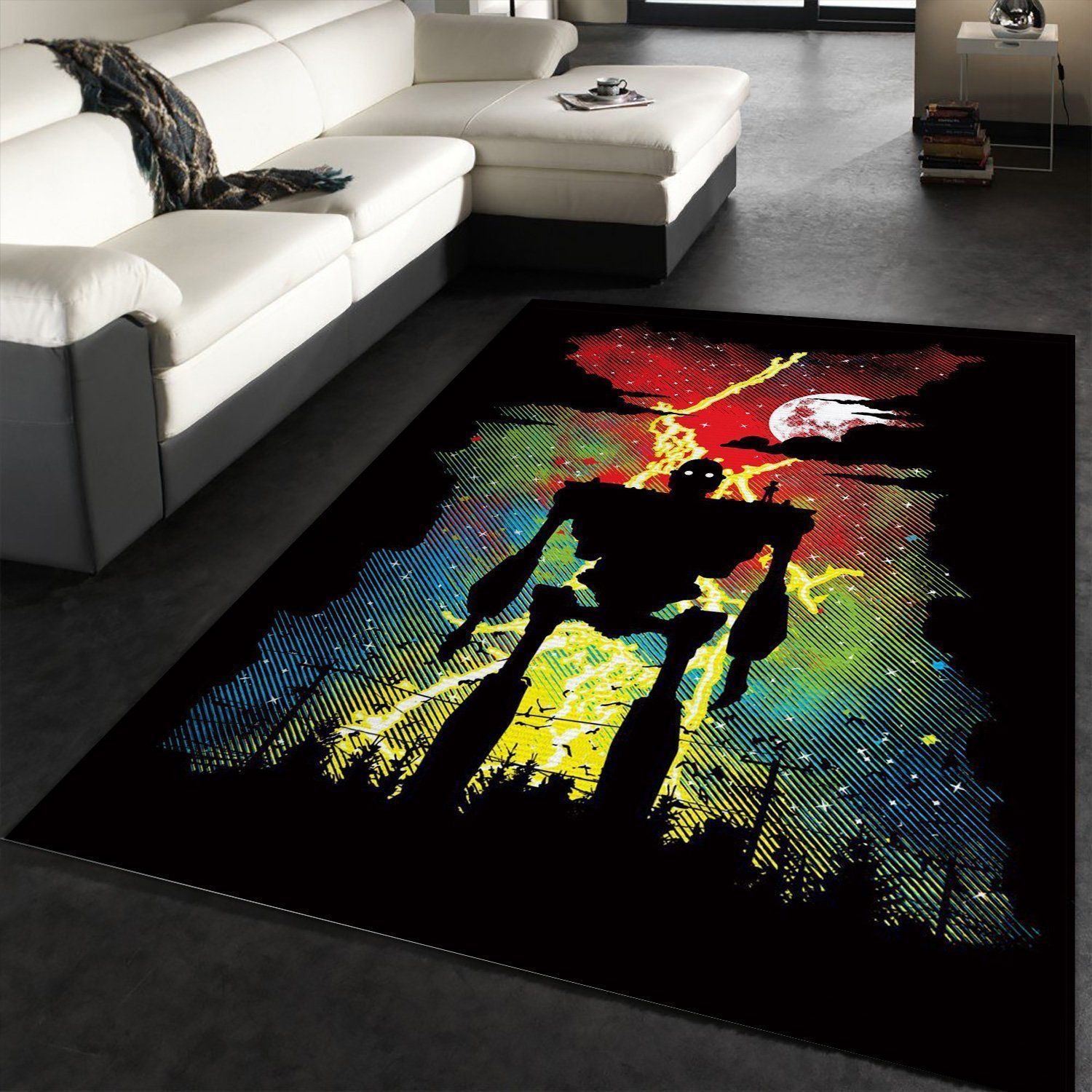 Inspired By The Movie The Iron Giant I Hope You Like Area Rug, Bedroom, Christmas Gift US Decor - Indoor Outdoor Rugs