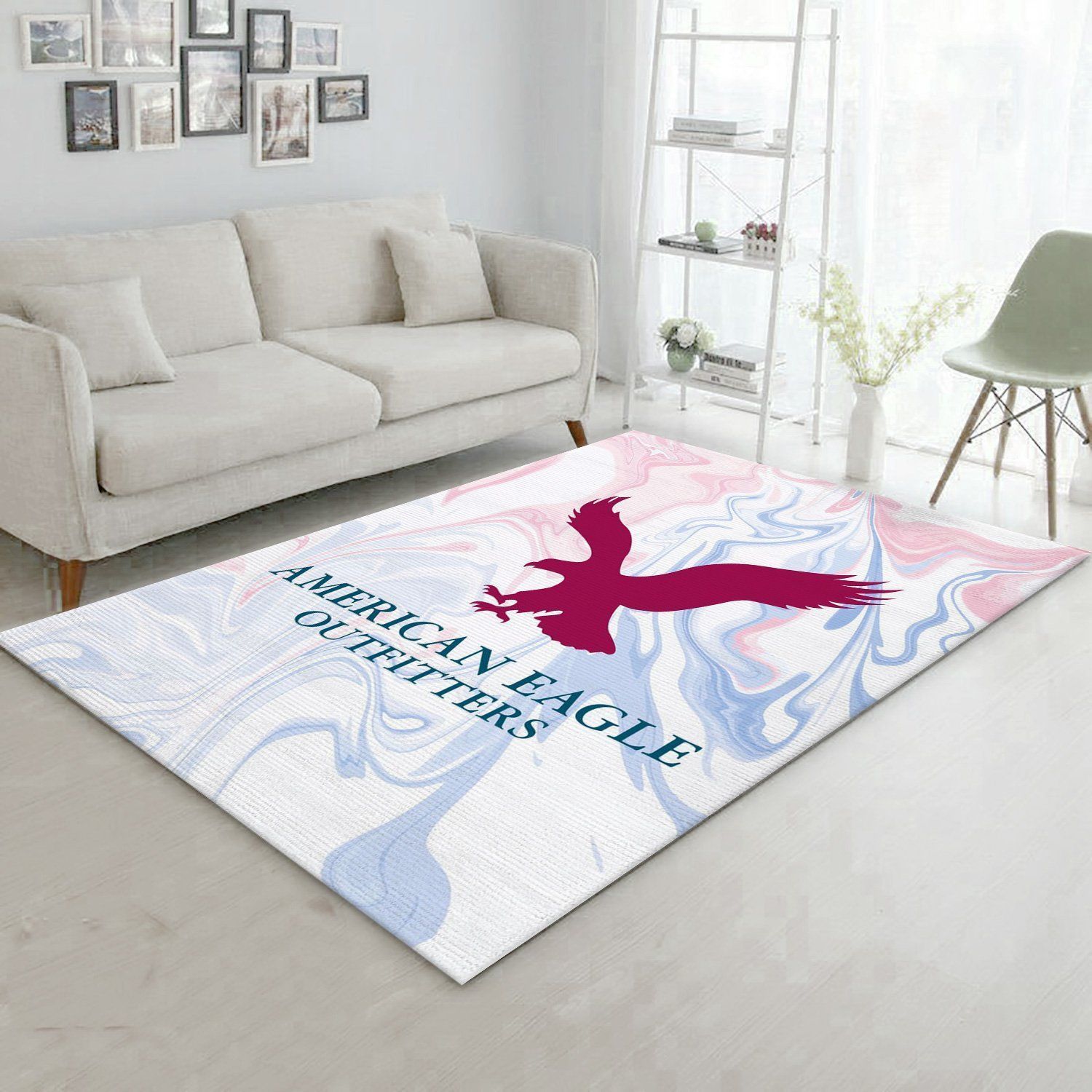 American Eagle Outfitters Rug Fashion Brand Rug Home Decor Floor Decor - Indoor Outdoor Rugs